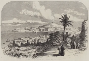 Die Stadt und das Schloss von Gaeta